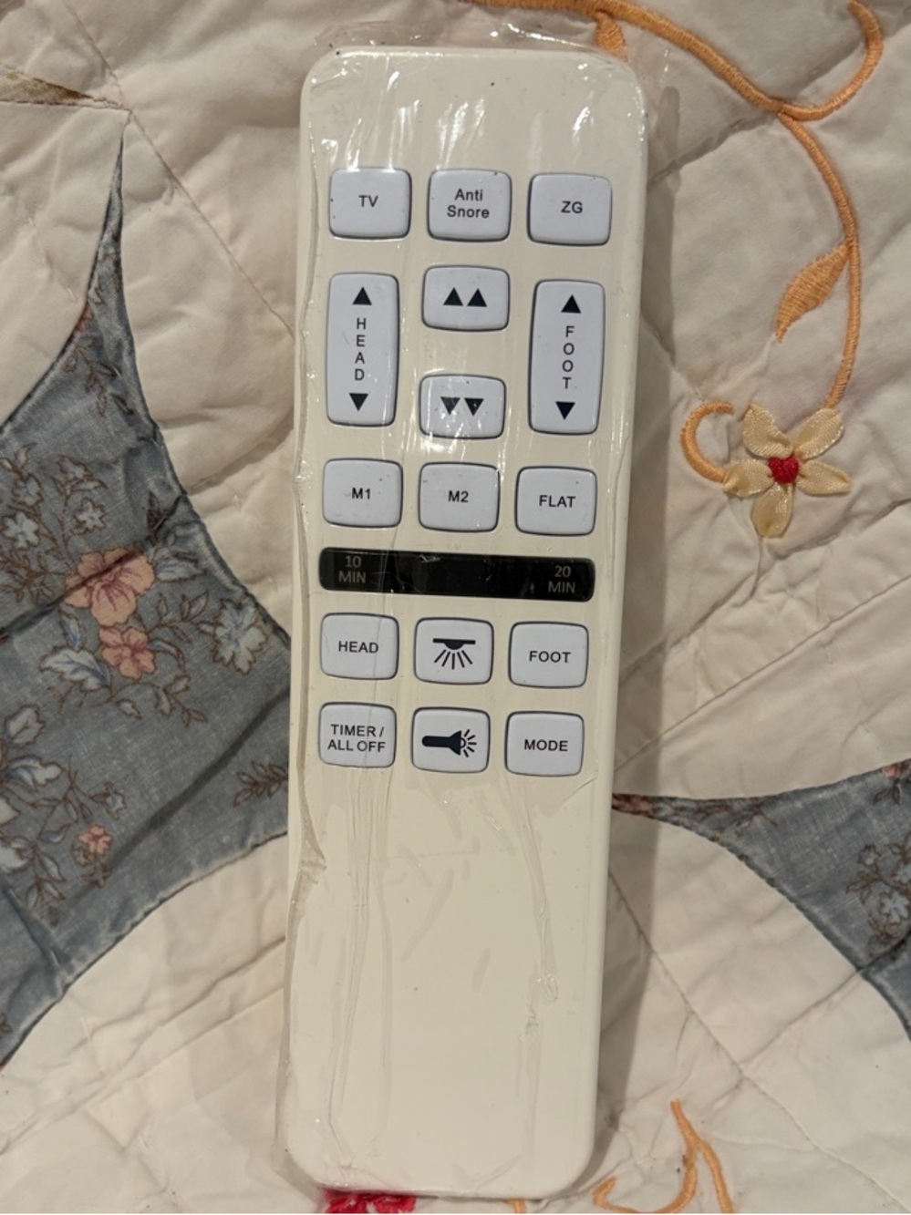 Richmat White Bed Remote Model# HJH55